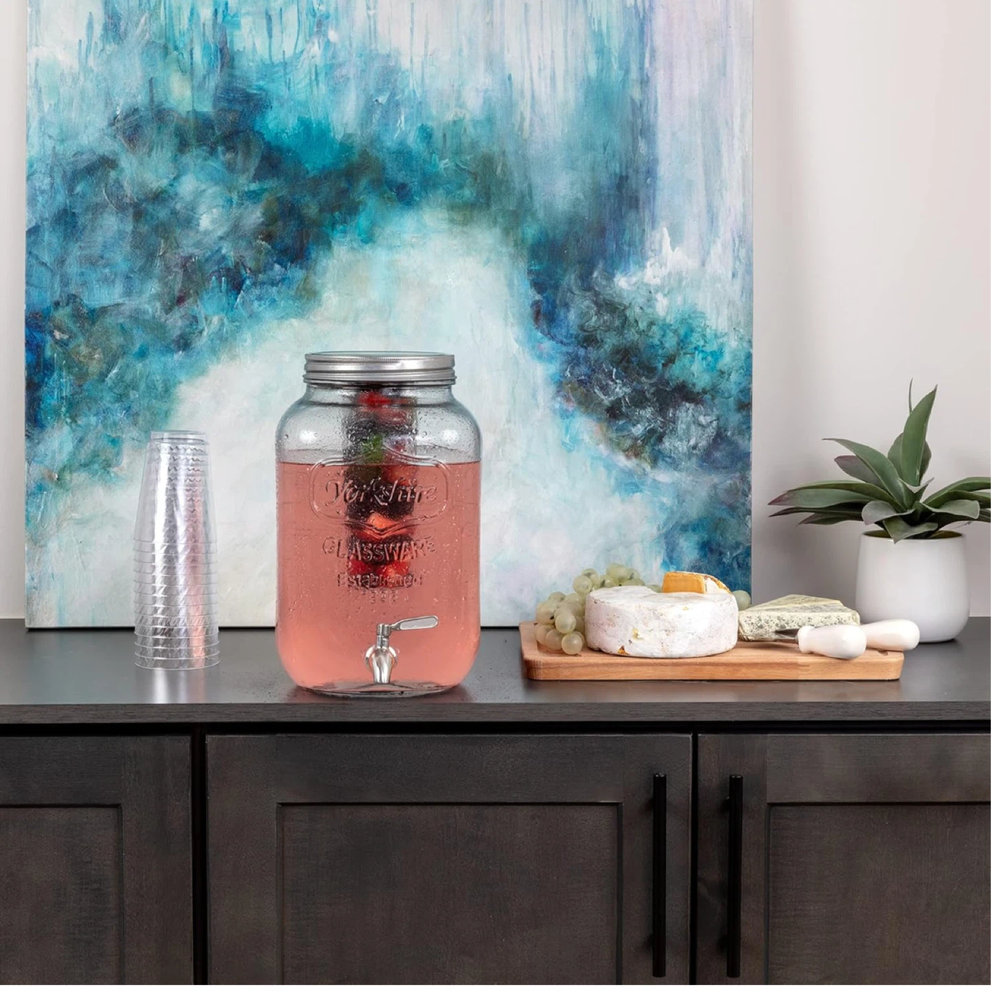 Le Raze Decor 2 Gallon Glass Drink Dispenser - photo 5
