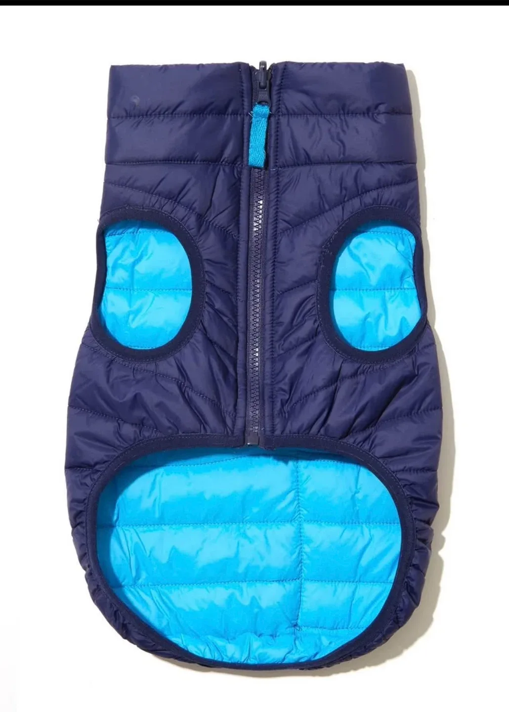 wagwear Navy Puffer Vest Size 12 image indicator(6)