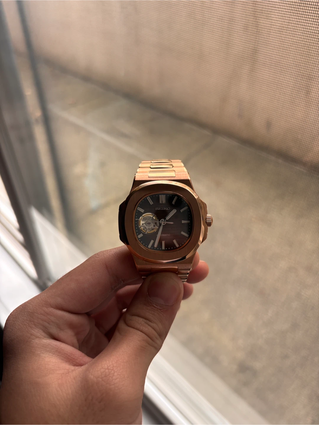 Seiko Rose Gold Automatic Watch - photo 2