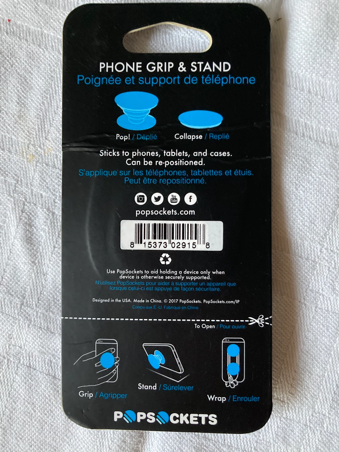 Popsockets Phone Grip & Stand - Black - photo 2