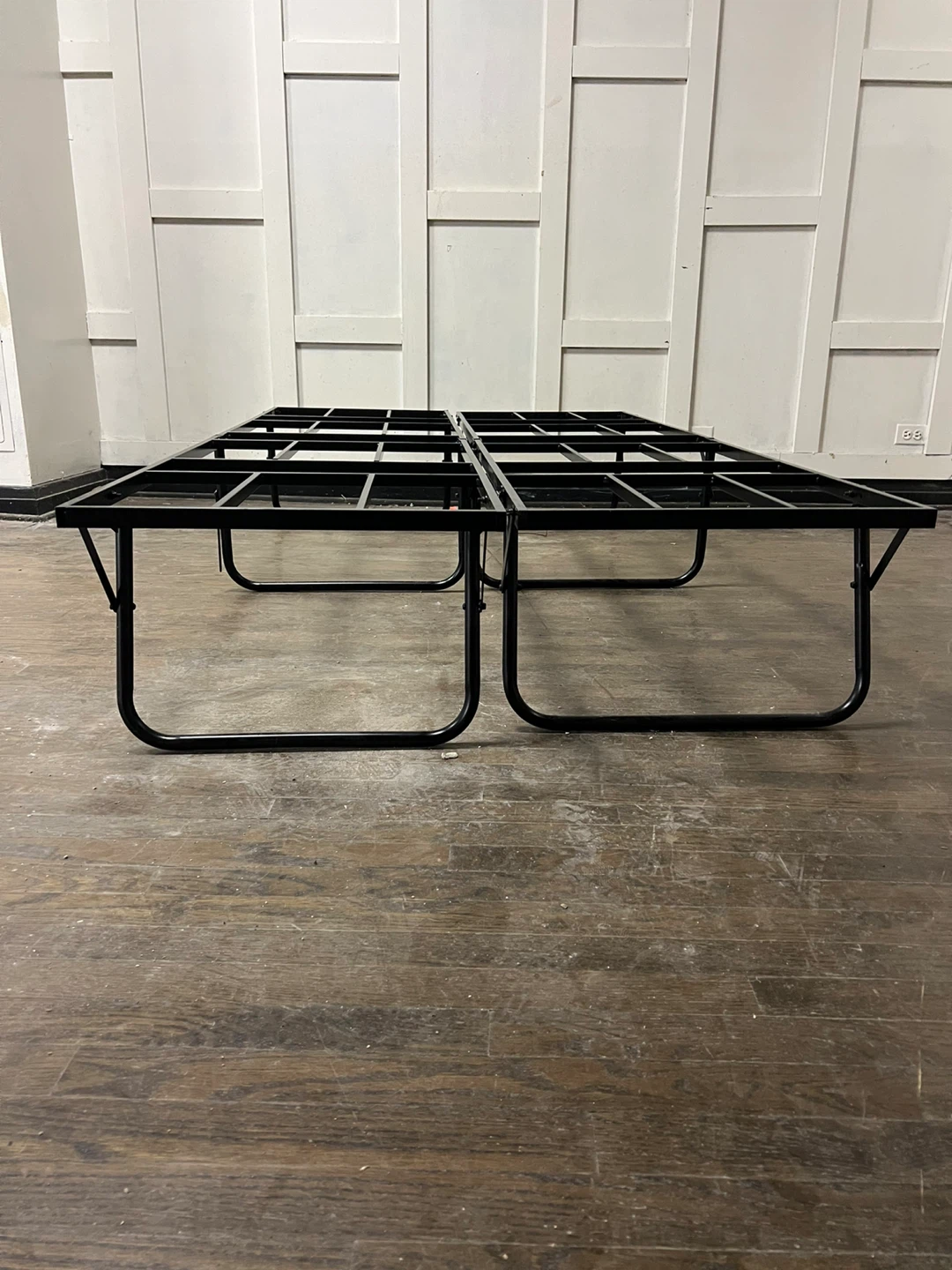 Black Metal Folding Bed Frame twin - photo 2