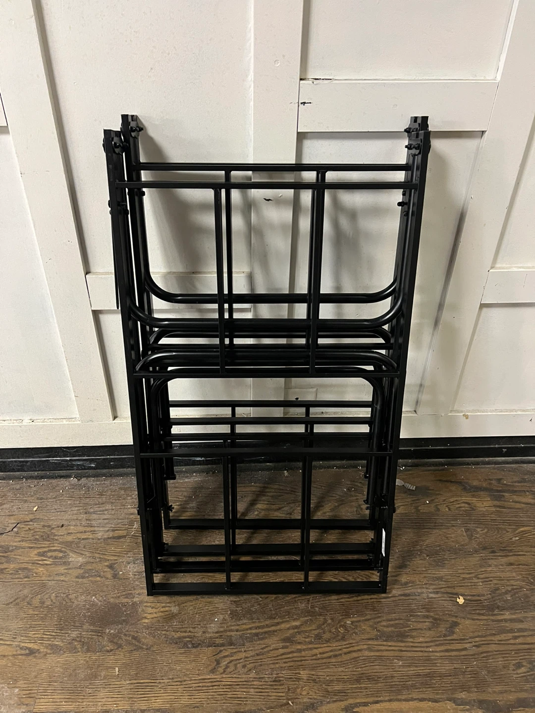Black Metal Folding Bed Frame twin - photo 5