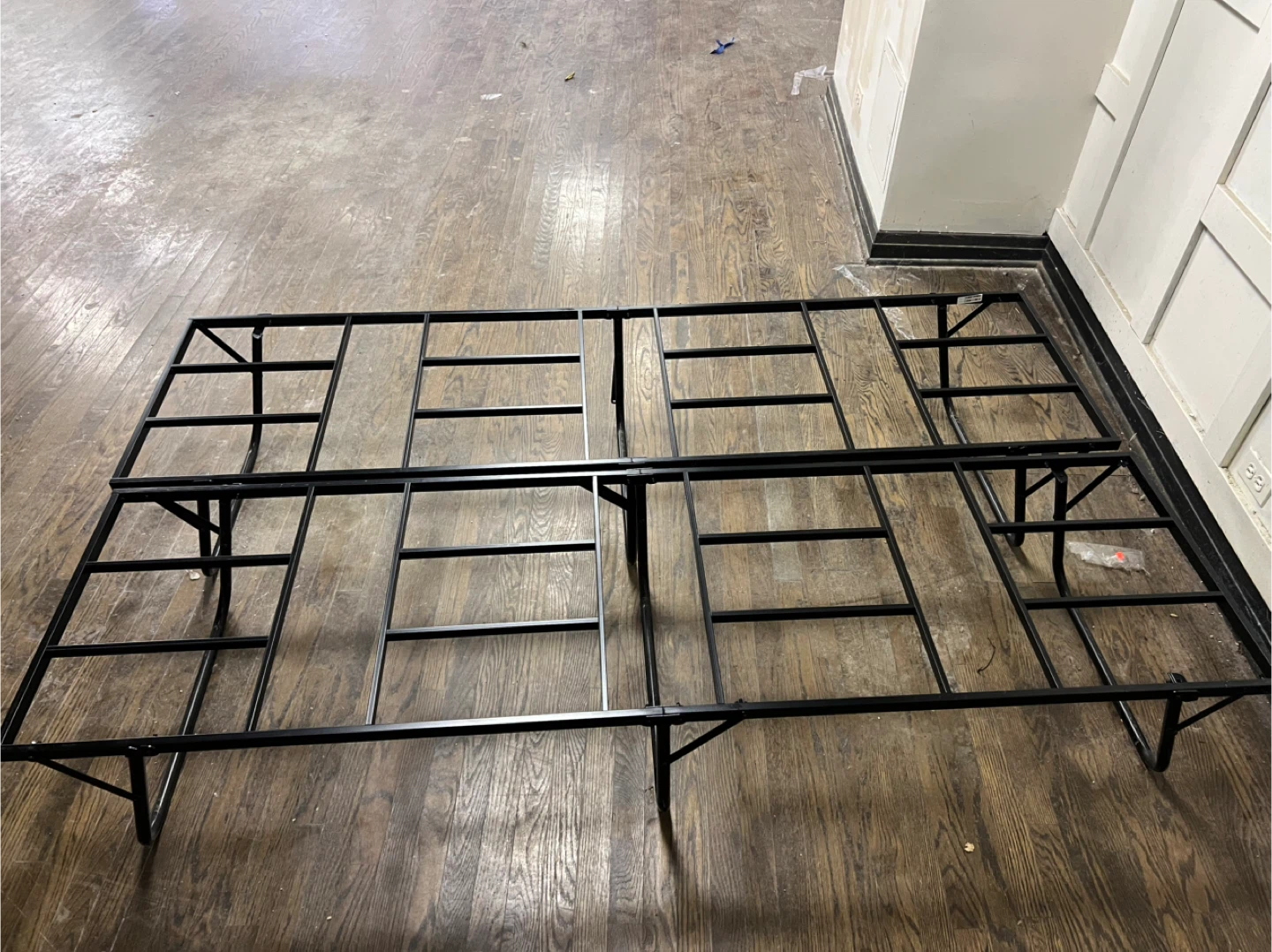 Black Metal Folding Bed Frame twin - photo 3