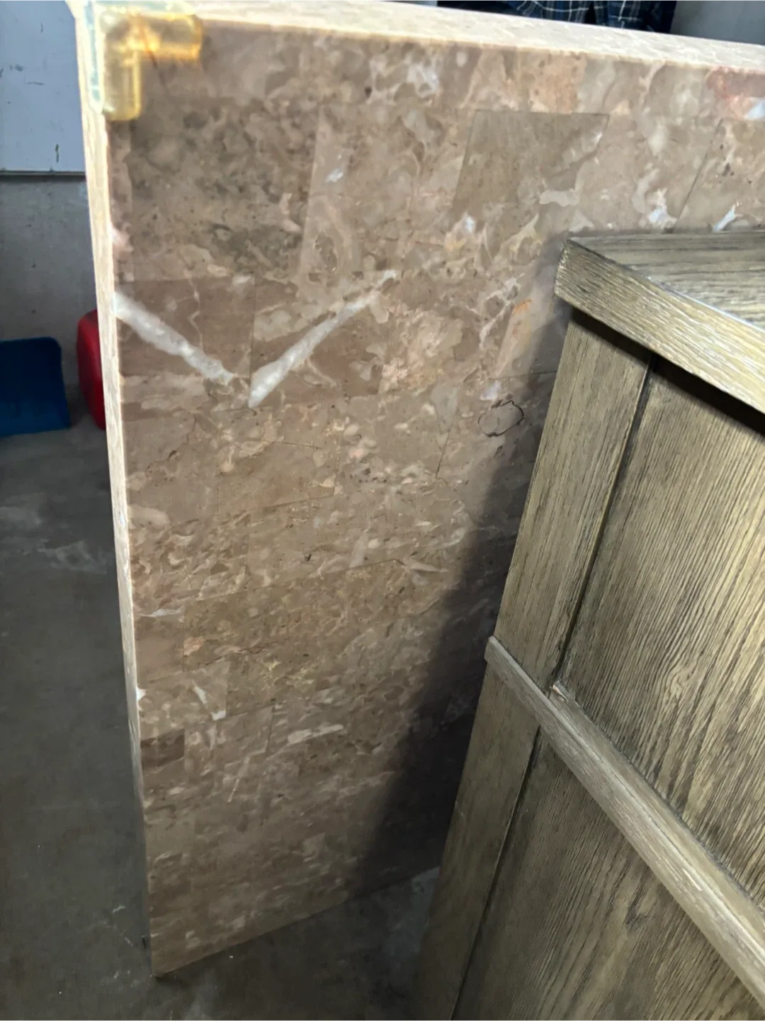 Dining Table with Chairs - Marble Top, Leather Seats image indicator(4)