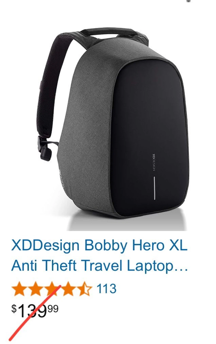 New XD Design Anti-Theft Backpack - photo 4
