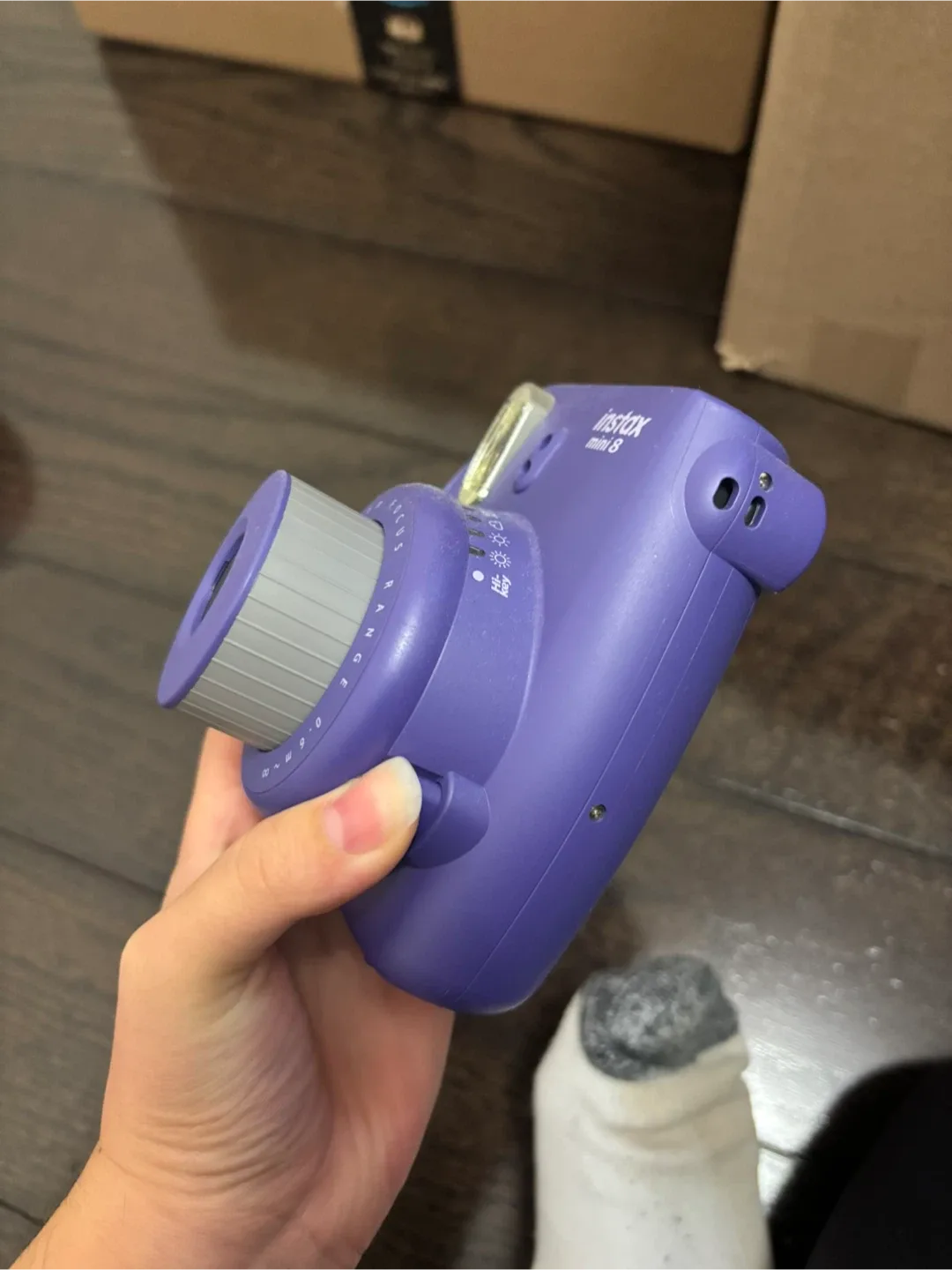 Fujifilm Instax Mini 8 Purple Camera + Film 🥕 image indicator(2)