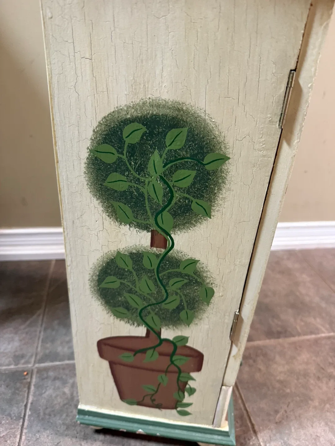 Painted Wooden small Wardrobe 🥕 image indicator(5)