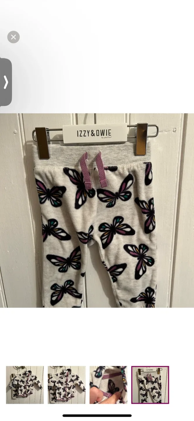 George Butterfly Fleece Set - Size 3/6m image indicator(4)