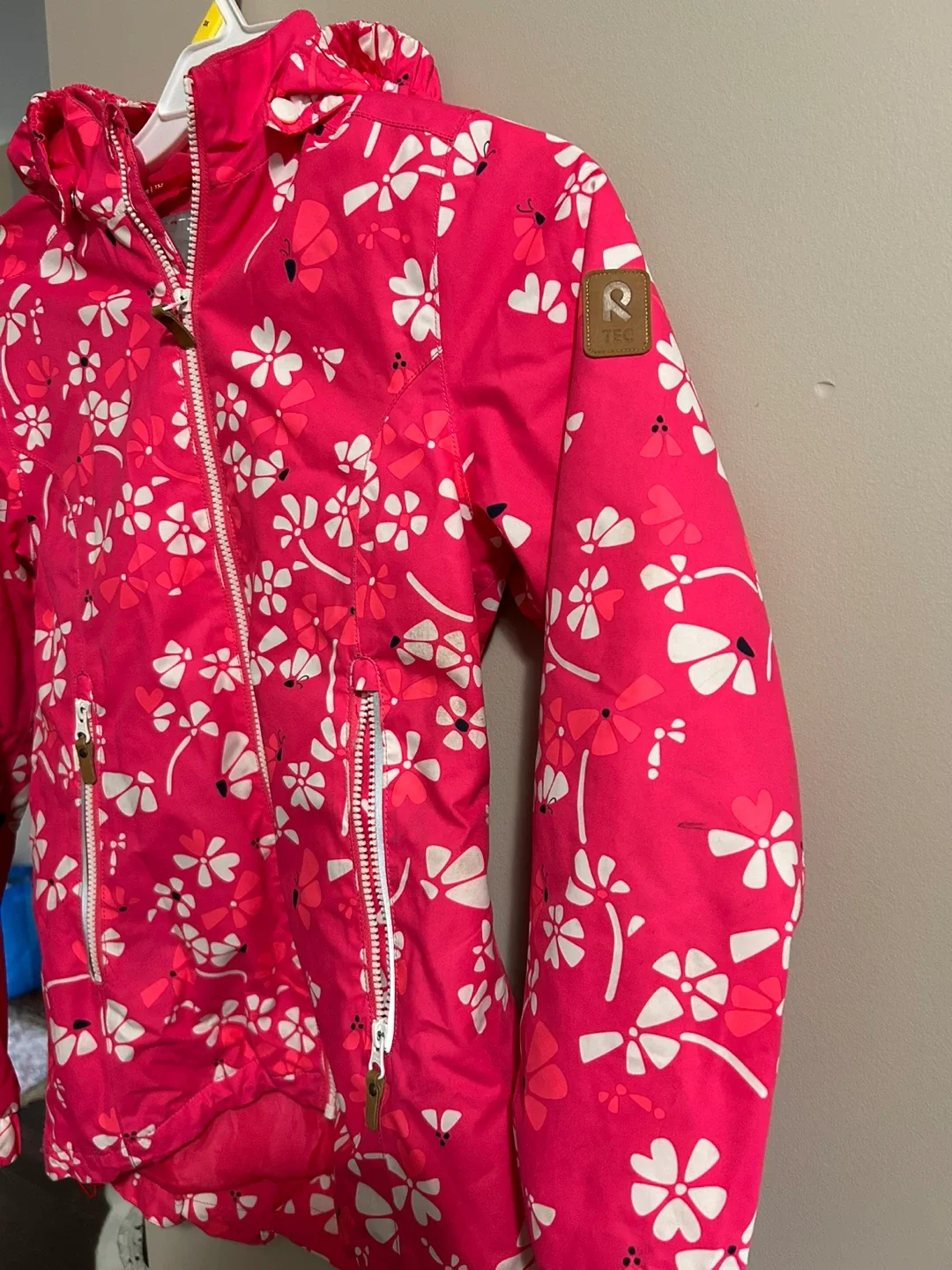 Reima TEC Pink Floral Jacket - Size 152 image indicator(3)