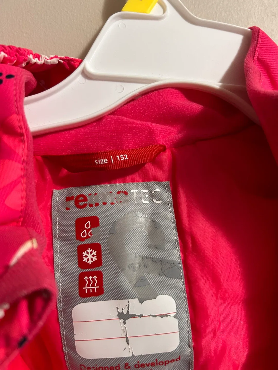 Reima TEC Pink Floral Jacket - Size 152 image indicator(5)