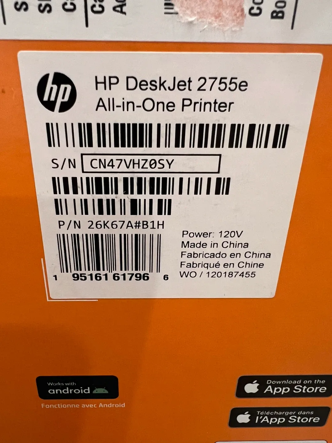 HP DeskJet 2755e All-in-One Printer 🥕 image indicator(6)