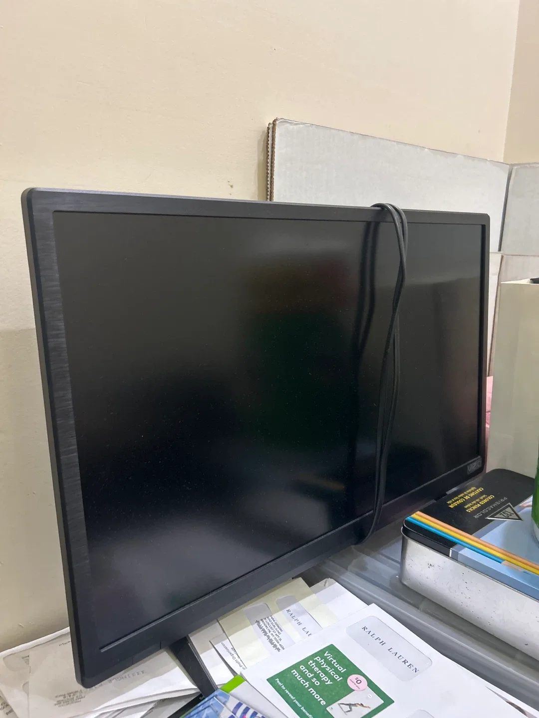 24” TV with remote *never been used*