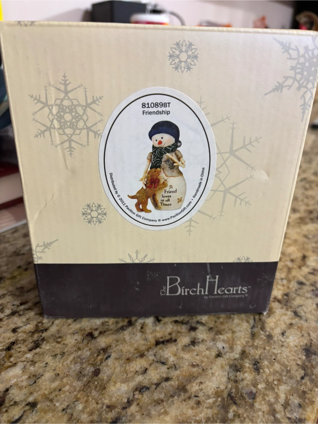 BirchHearts Snowman & Dog Figurine - photo 3