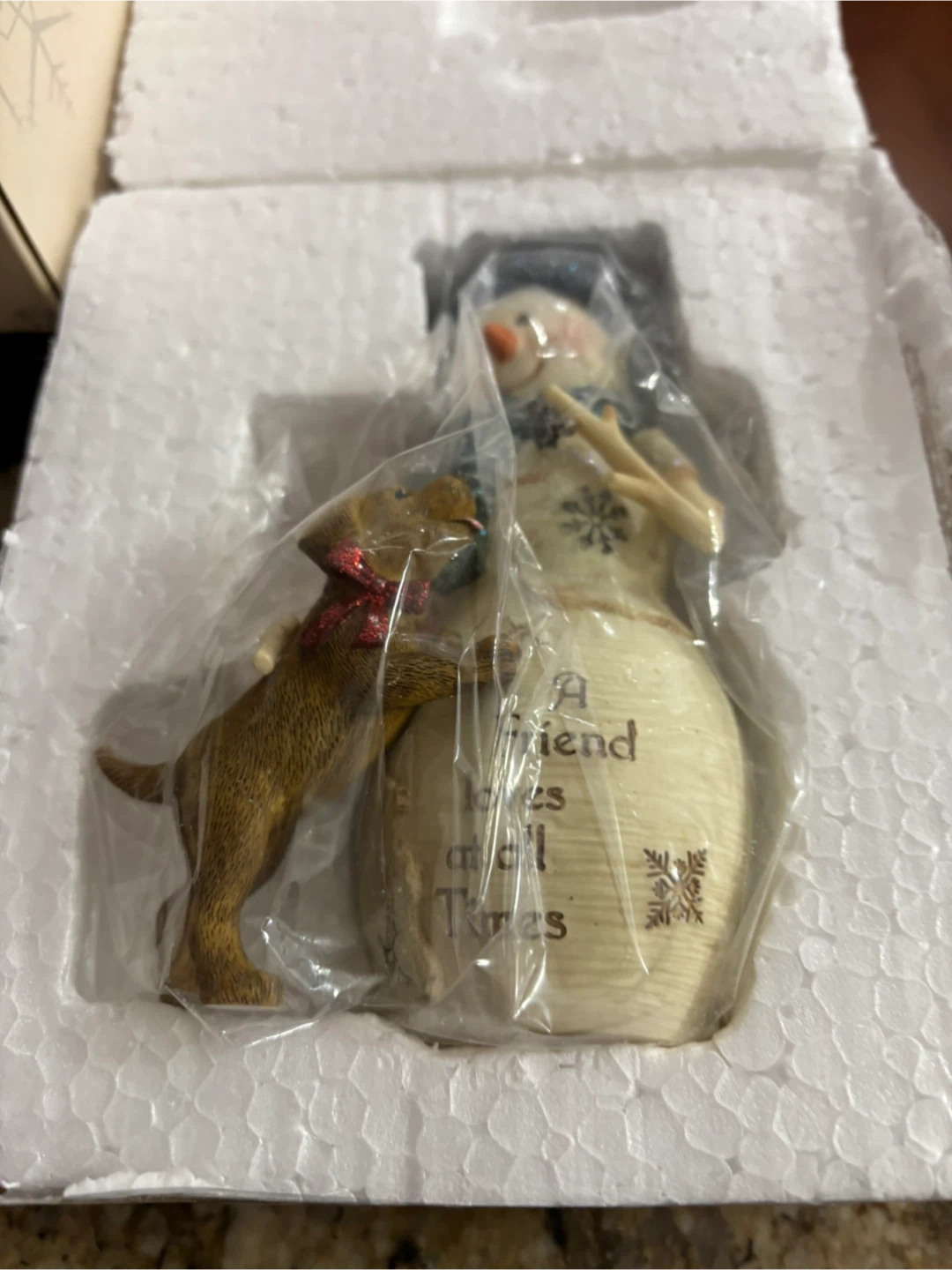 BirchHearts Snowman & Dog Figurine - photo 2