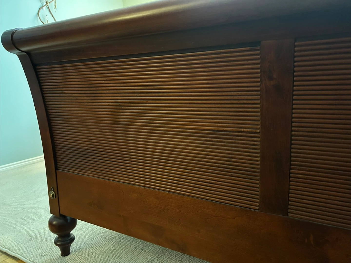 Wood Bed Frame - Queen Size