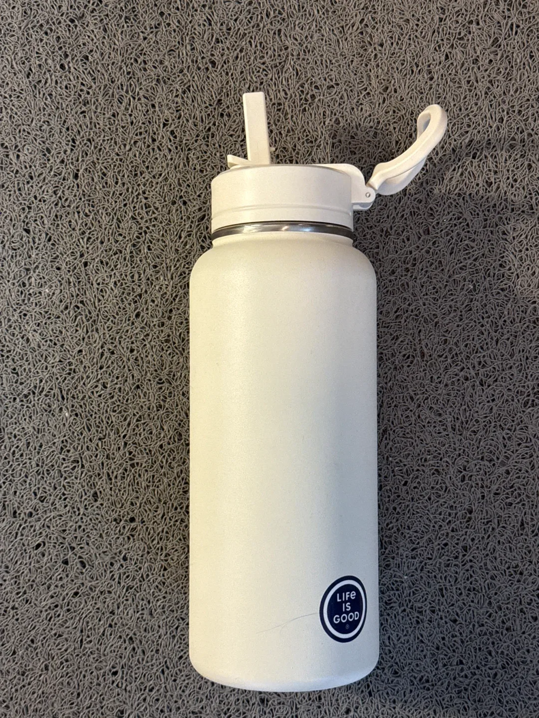 Life is Good Water Bottle, White image indicator(4)