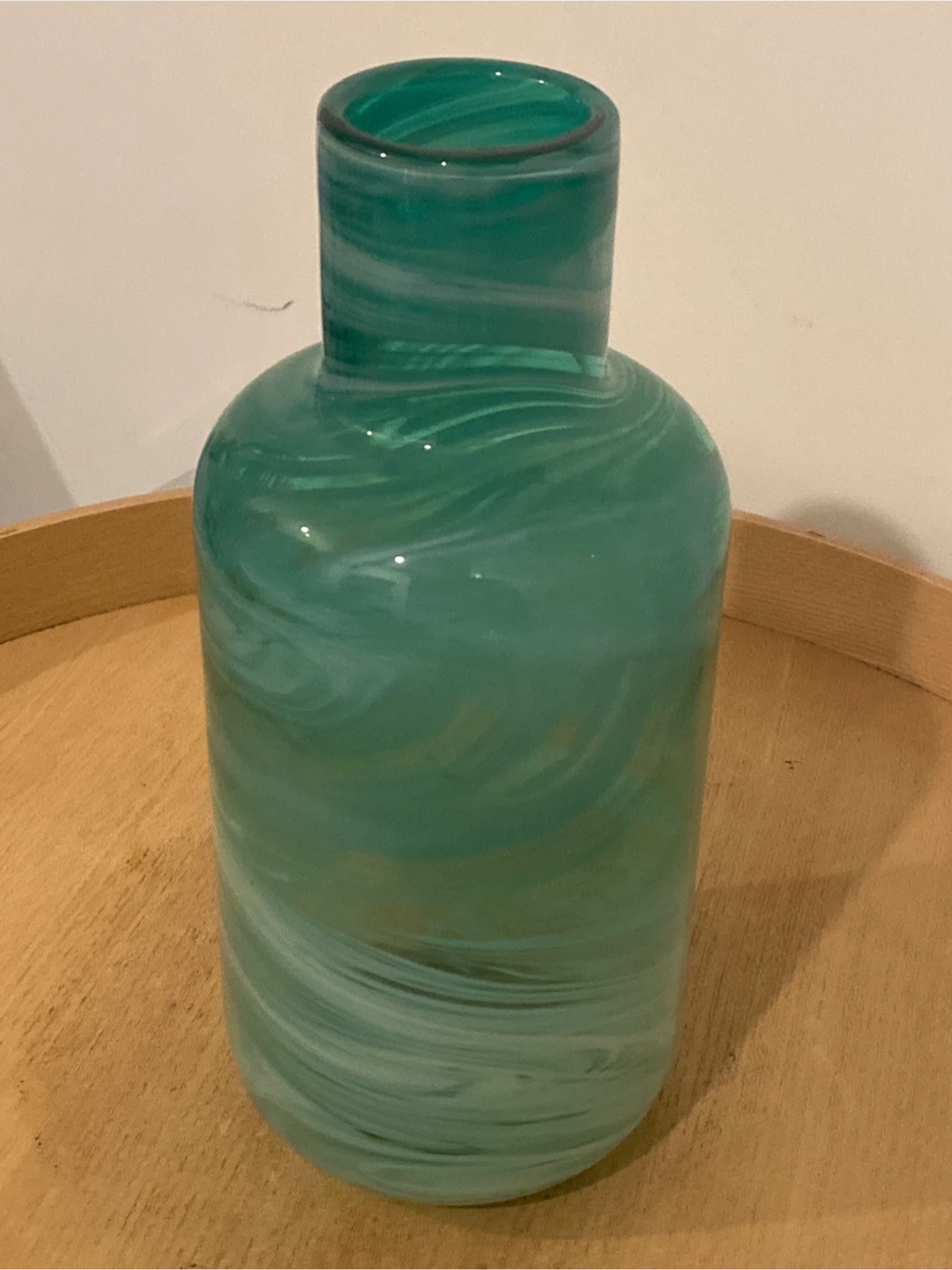 Green Glass Vase
