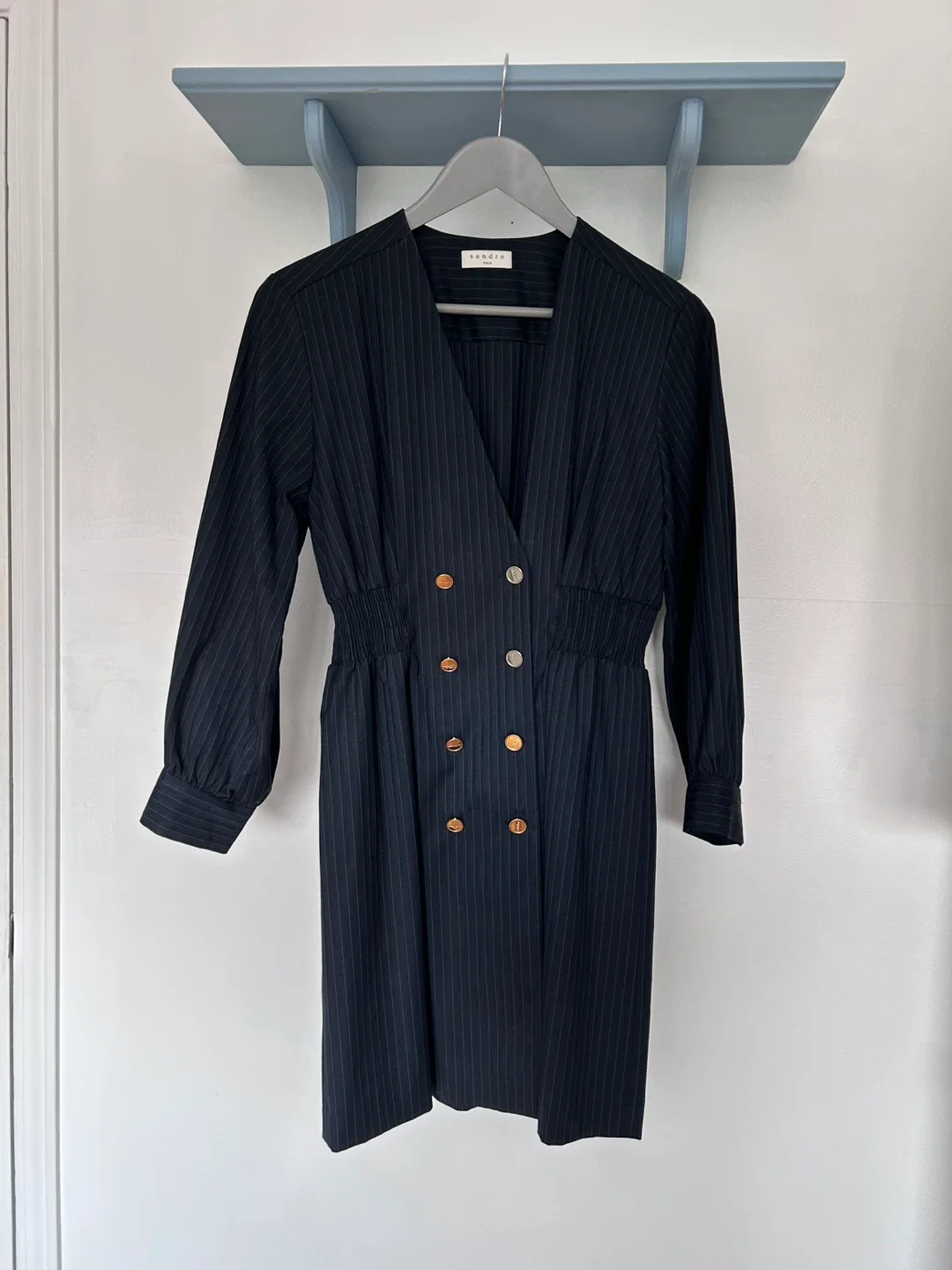 Sandro Paris Pinstripe Dress thumbnail