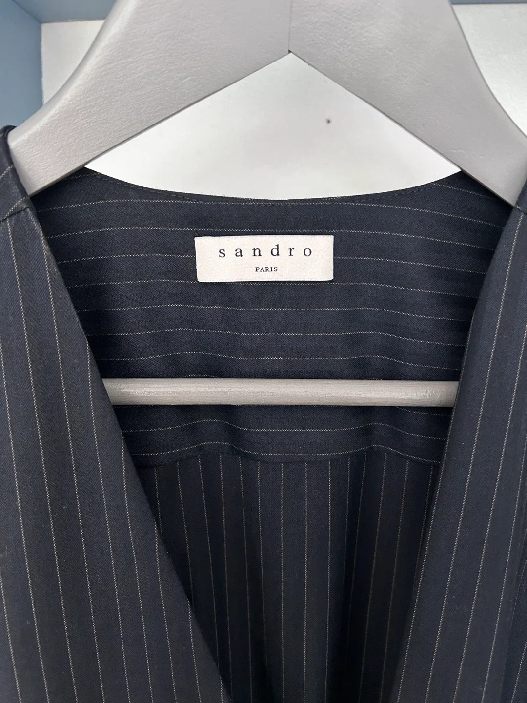 Sandro Paris Pinstripe Dress image indicator(2)