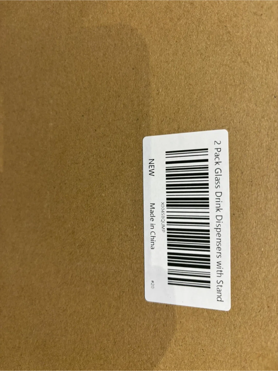 New 2-Pack Glass Drink Dispensers with Stand, 1 Gallon image indicator(3)