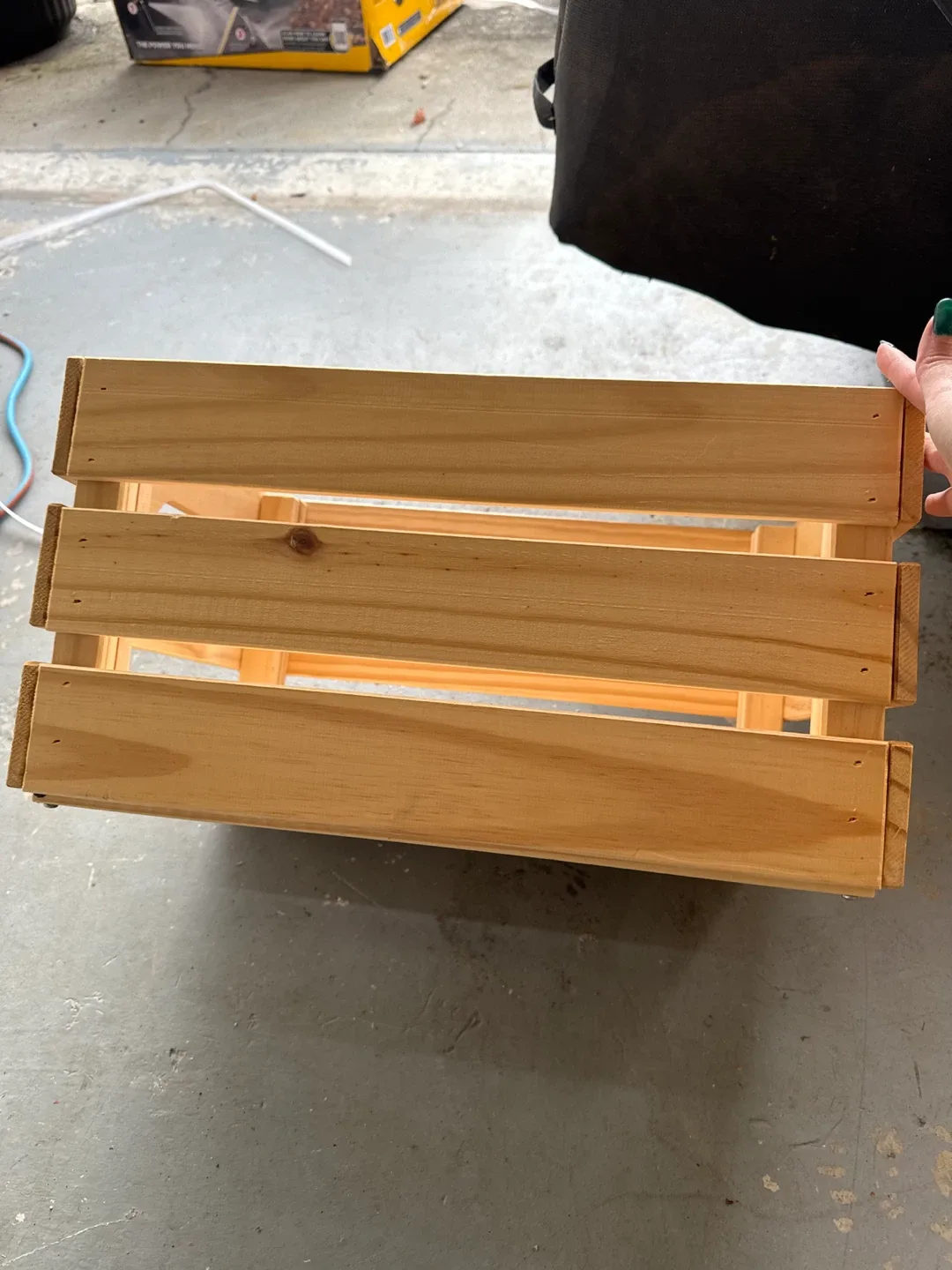 Wooden Storage Crate 46x31x25 cm image indicator(3)