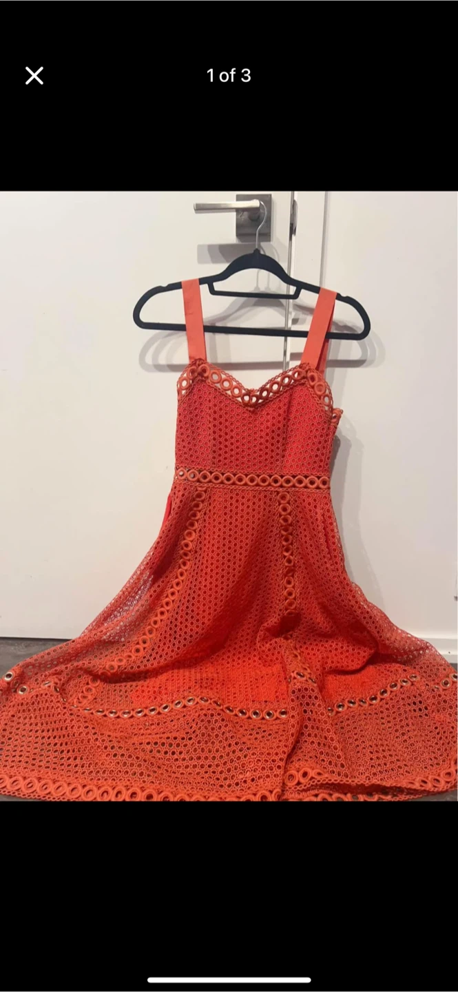 Maje Orange Dress - Size 1