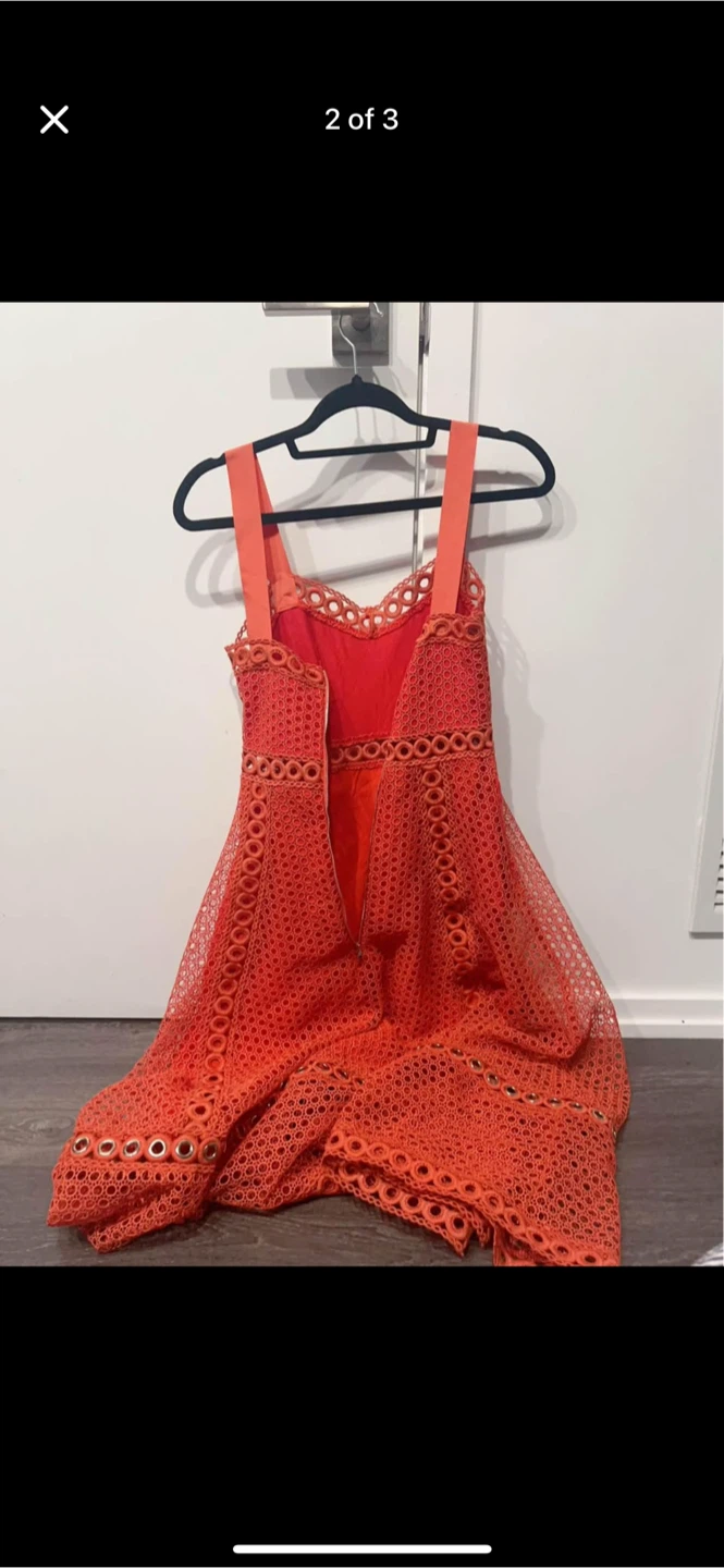 Maje Orange Dress - Size 1 - photo 2