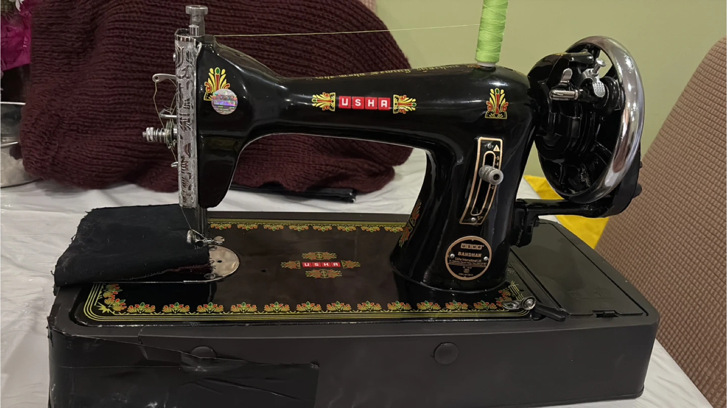 USHA Sewing Machine with Case