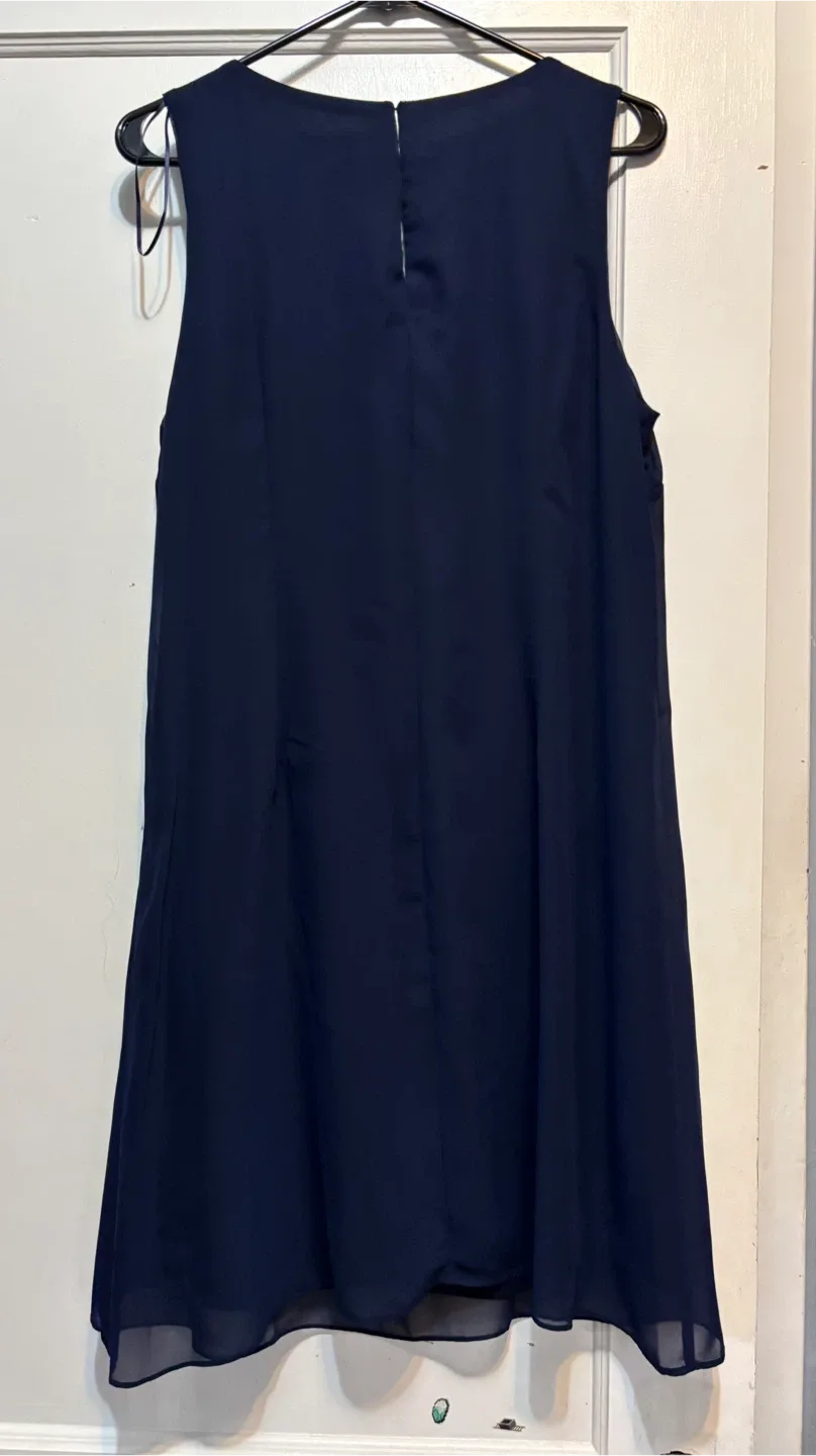 SLNY Navy Blue Dress image indicator(2)
