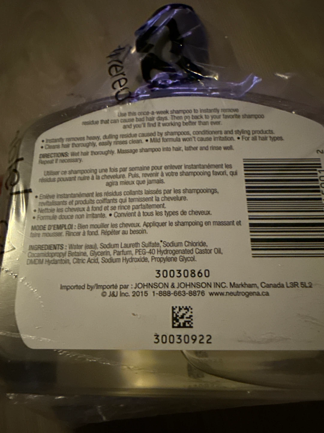 Neutrogena Anti-Residue Shampoo - 350 ml - photo 3