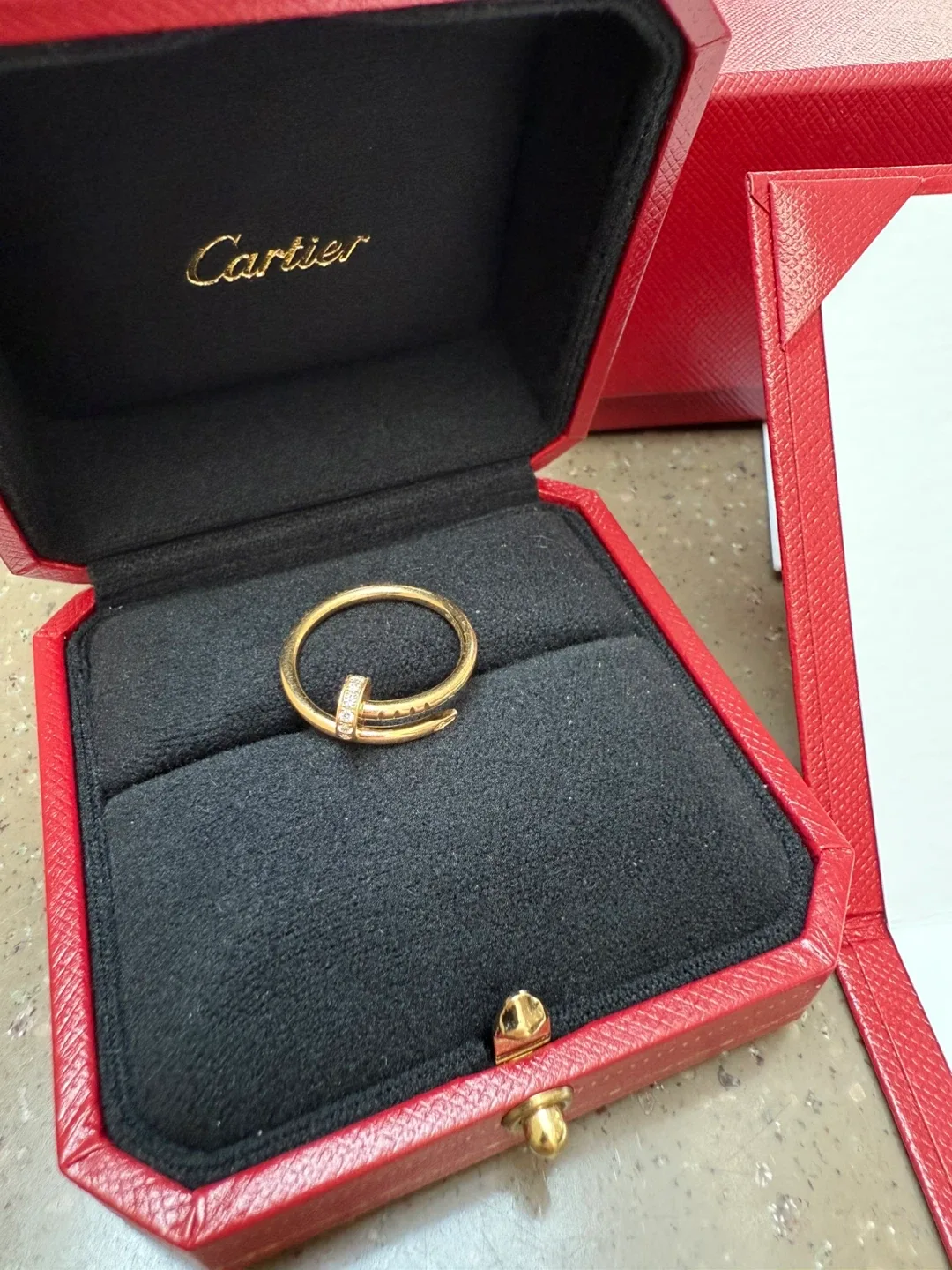 Authentic preloved Cartier yellow gold ring thumbnail