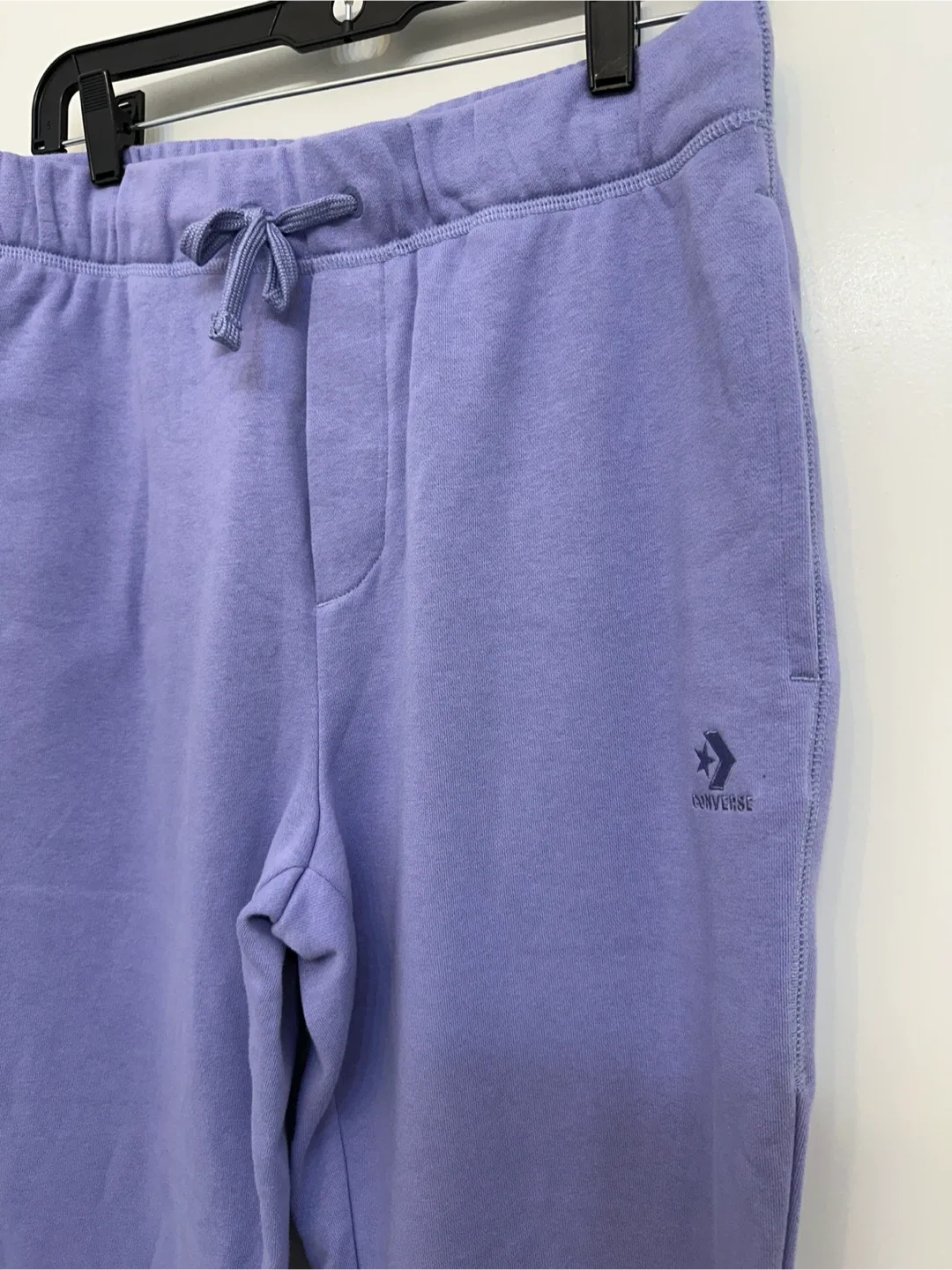 New- Converse Pastel Purple Jogger Pants image indicator(3)