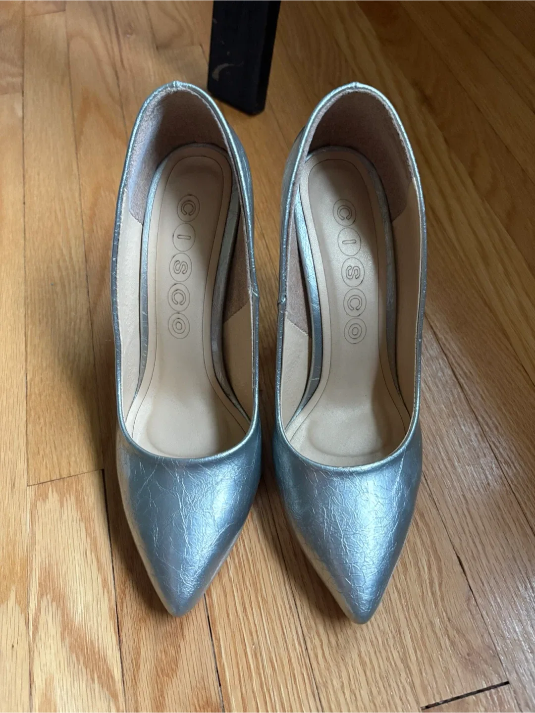 Silver Heels - Size 8