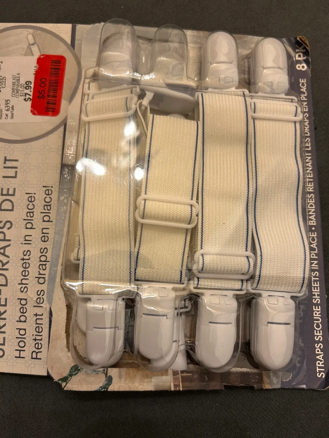 Bed Sheet Grippers - Straps Secure Sheets