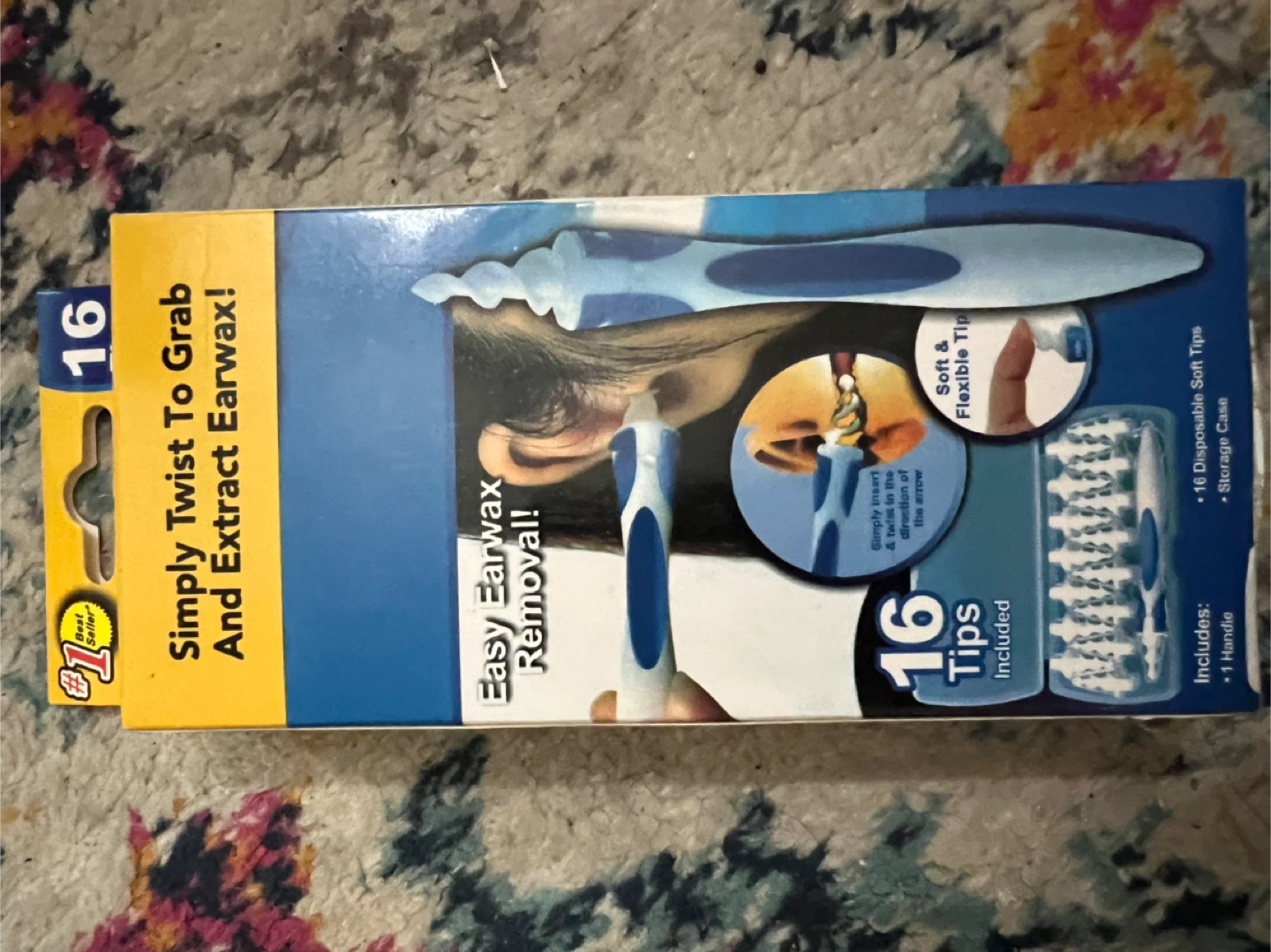 Earwax Removal Tool with 16 Disposable Tips