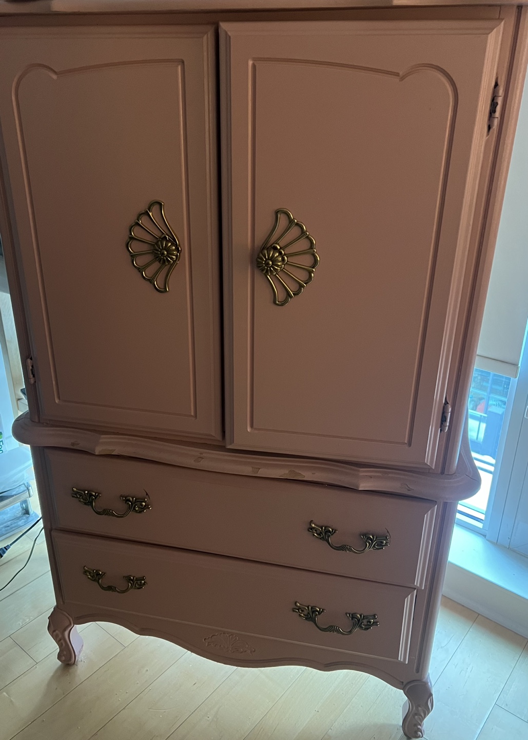 Pink Armoire Wardrobe