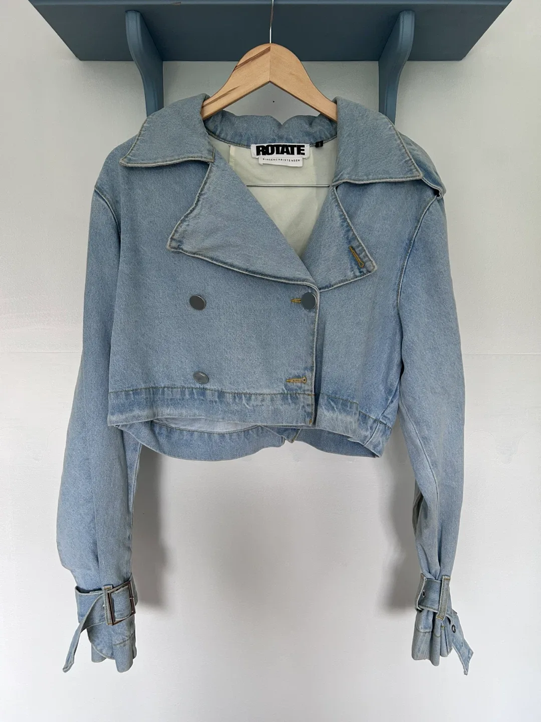 ROTATE Birger Christensen Denim Jacket - Size L thumbnail