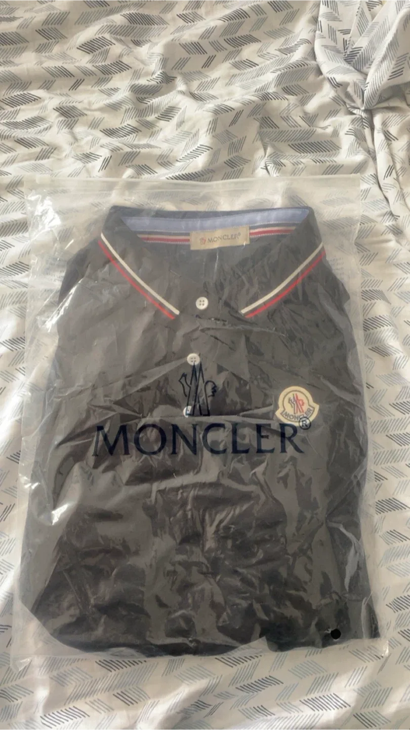 Moncler Black Polo Shirt medium image indicator(2)