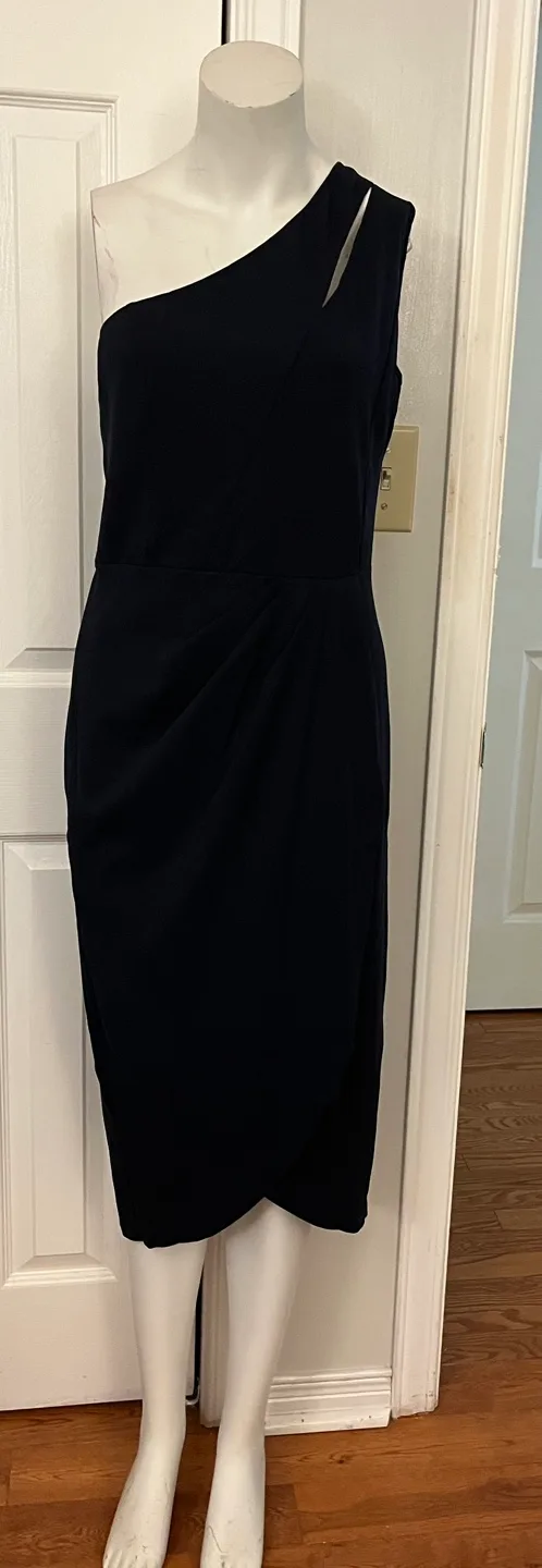 PrettyGarden Black One-Shoulder Dress - Size L image indicator(7)