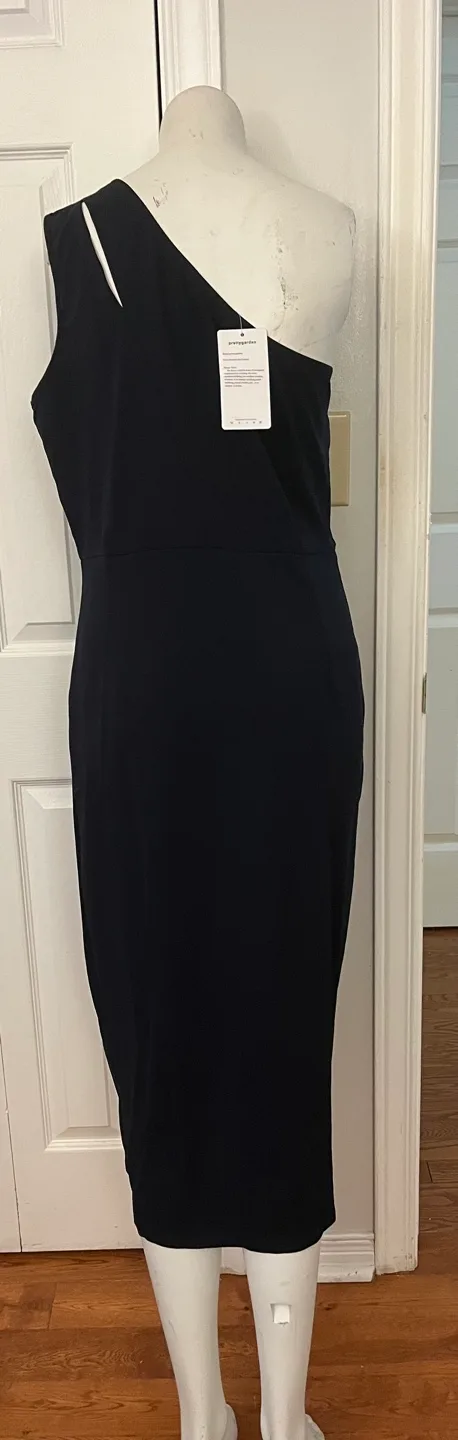 PrettyGarden Black One-Shoulder Dress - Size L image indicator(9)