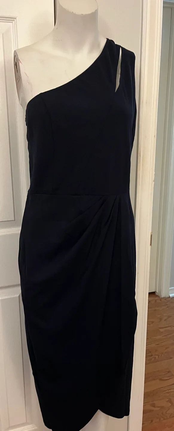 PrettyGarden Black One-Shoulder Dress - Size L image indicator(8)