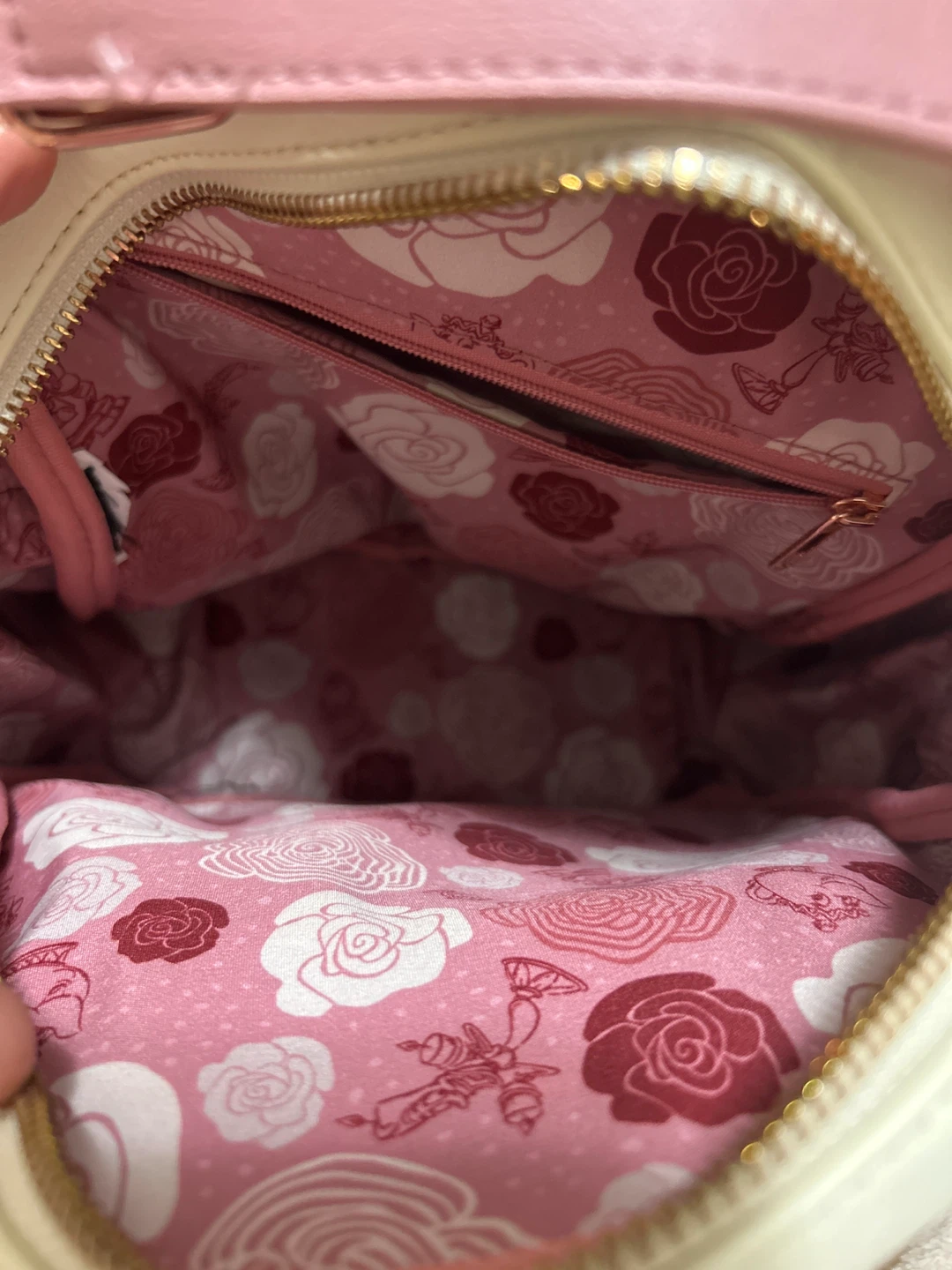 Disney Loungefly Beauty and the Beast Floral Backpack - photo 3