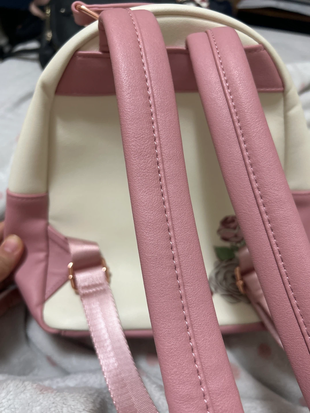 Disney Loungefly Beauty and the Beast Floral Backpack - photo 2