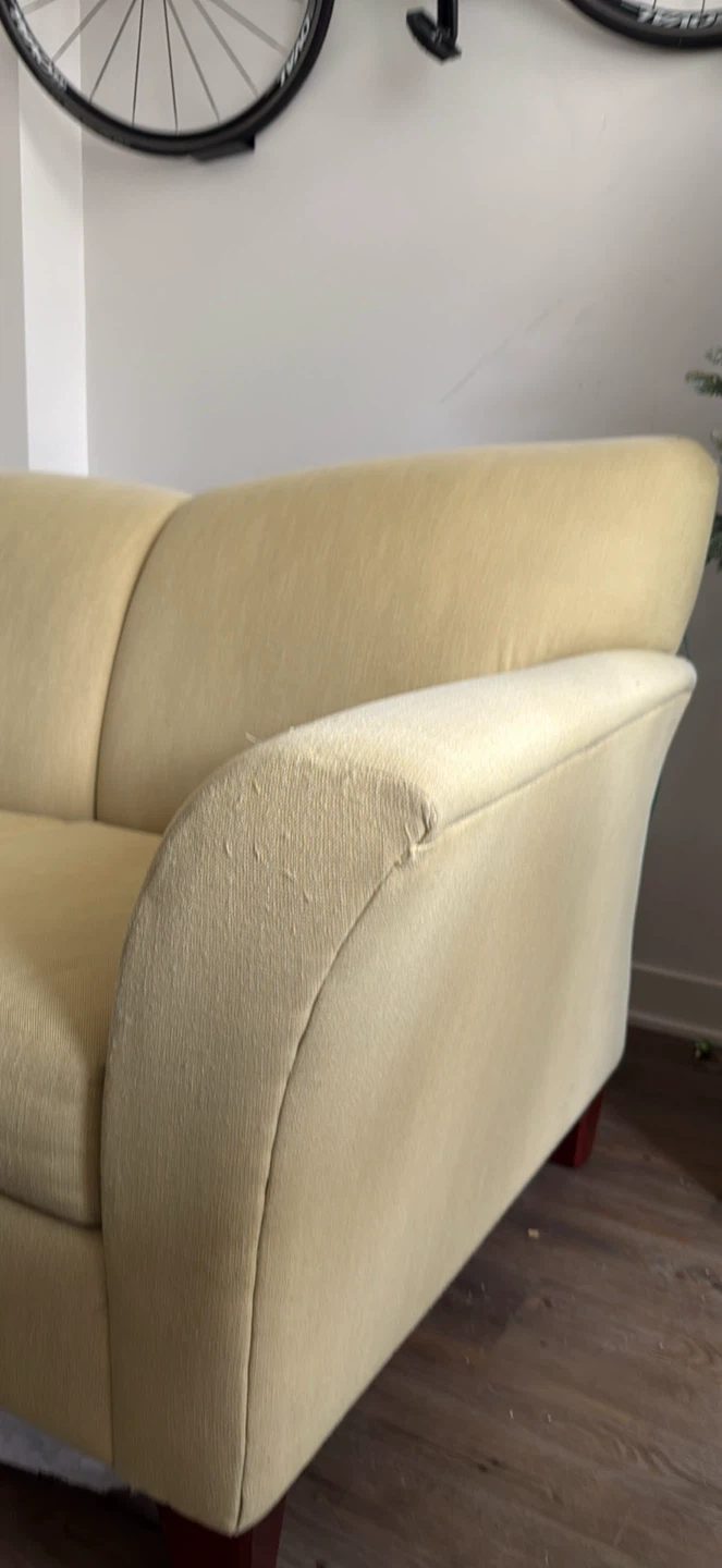 Beige Loveseat Sofa for free - photo 2