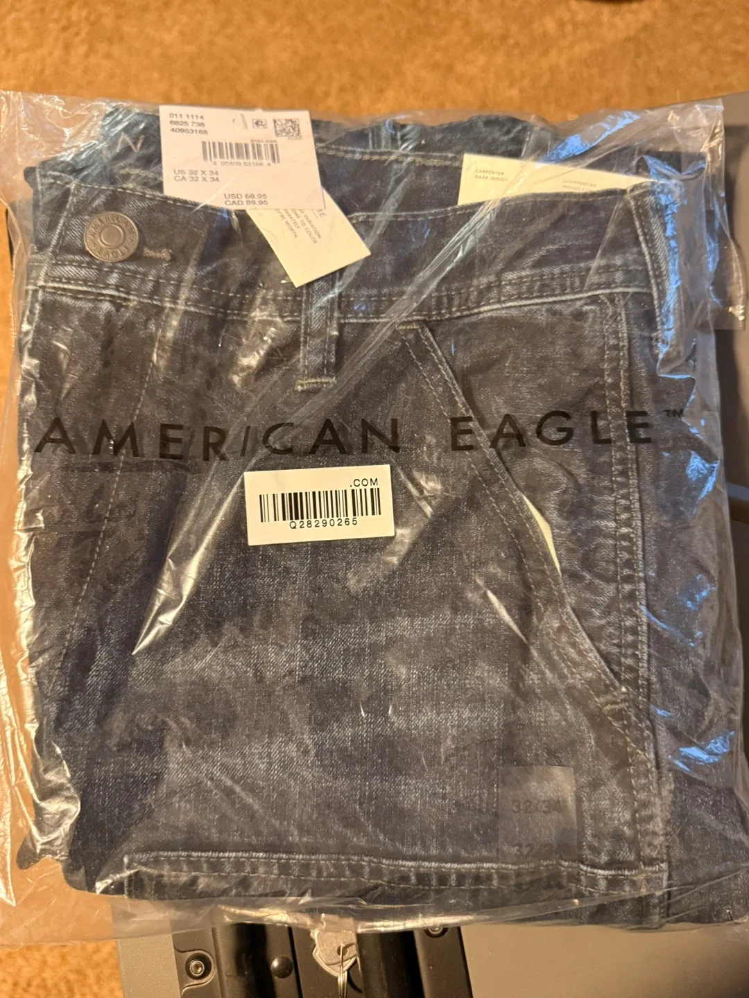 *NWT American Eagle Carpenter Jeans, 32x34 - 2 pairs available image indicator(6)