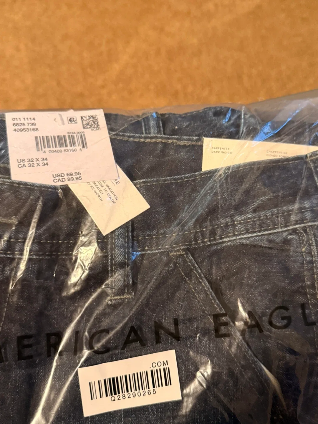 *NWT American Eagle Carpenter Jeans, 32x34 - 2 pairs available image indicator(7)