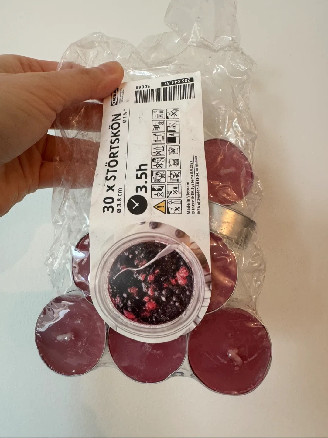 IKEA STÖRTSKÖN Tea Lights & KRINGSYNT Lantern image indicator(3)