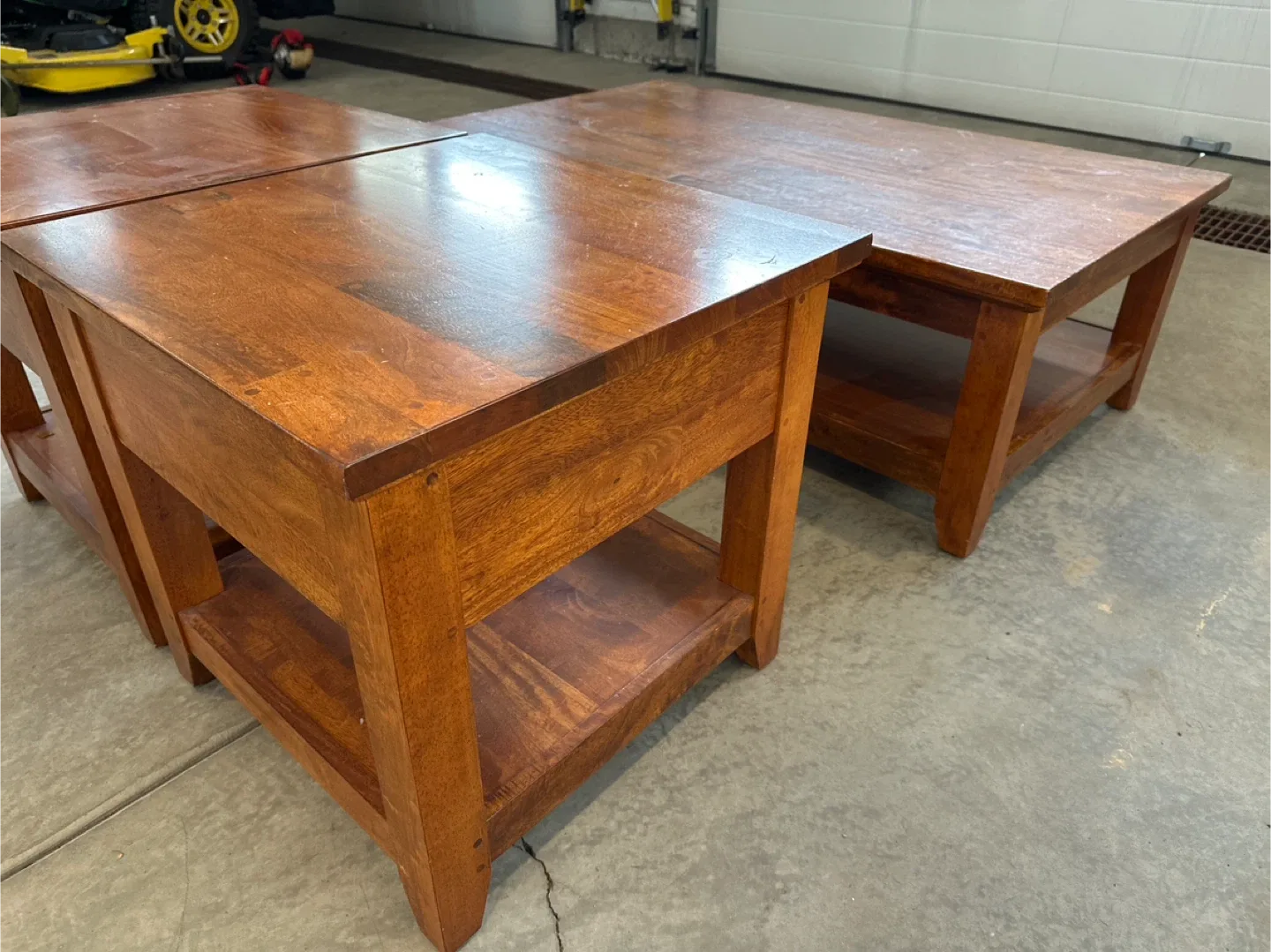 Wood Coffee Table & End Tables Set image indicator(3)