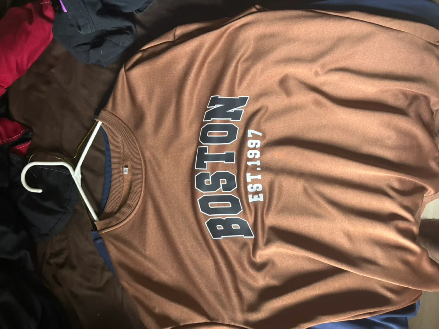Boston Brown Sweatshirt 100% Polyester
