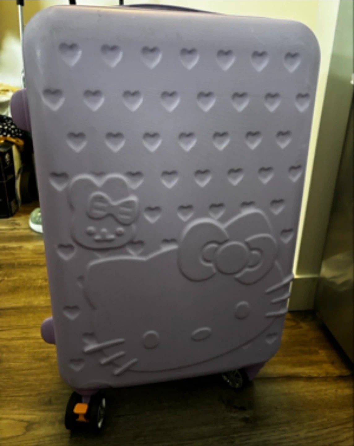Hello Kitty Rolling Luggage - Purple